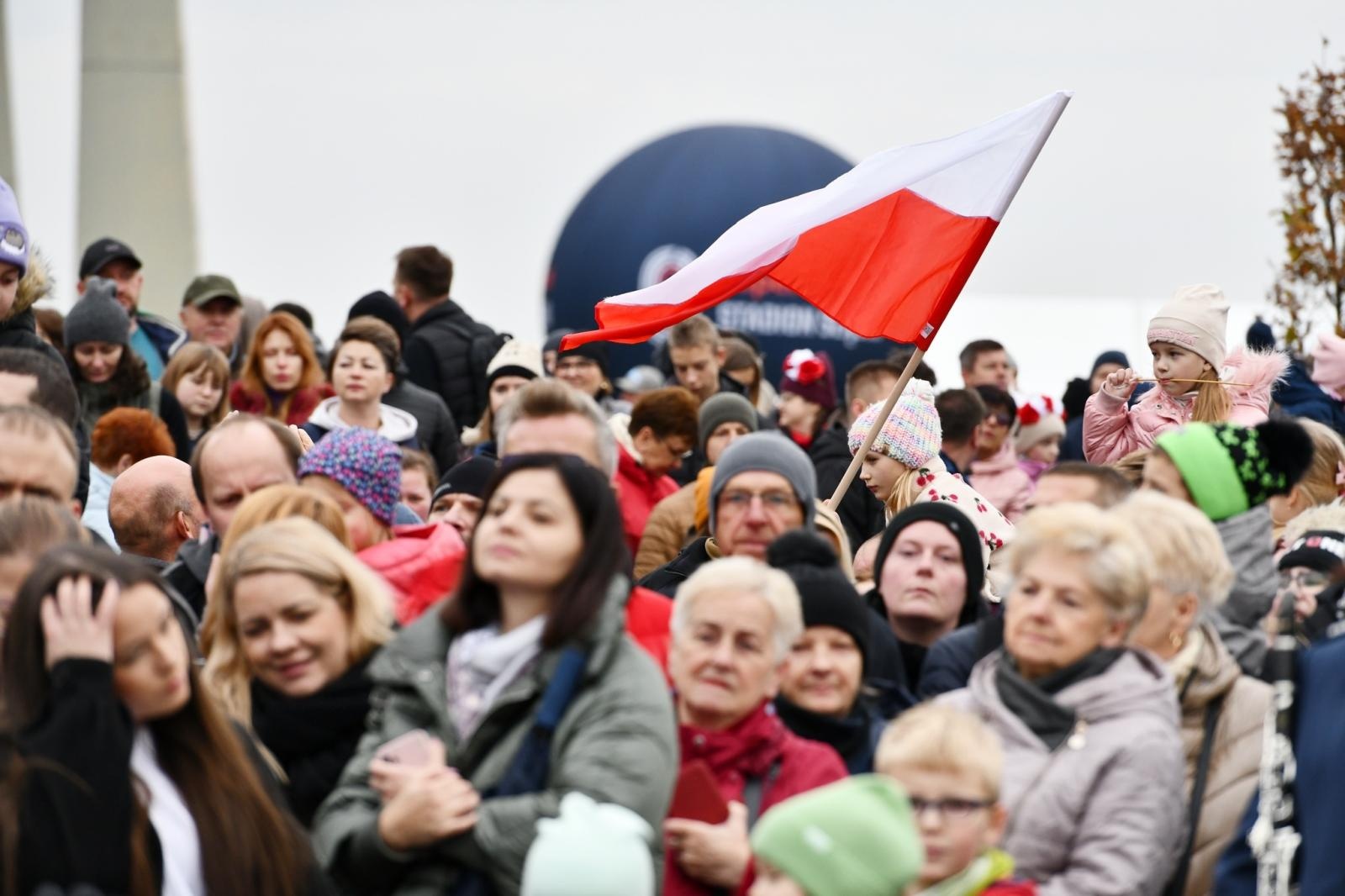 Zdjęcie w galerii na portalu naszraciborz.pl: Obchody 107. rocznicy odzyskania przez Polskę niepodległości wiadomości z regionu