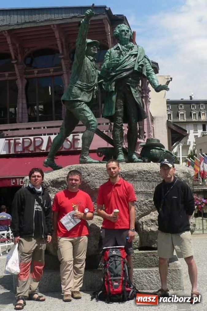 Zdjęcie w galerii na portalu naszraciborz.pl: Patryk na Mont Blanc wiadomości z regionu