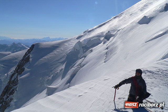 Zdjęcie w galerii na portalu naszraciborz.pl: Patryk na Mont Blanc wiadomości z regionu