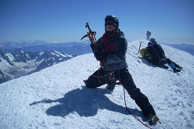 Zdjęcie w galerii na portalu naszraciborz.pl: Patryk na Mont Blanc wiadomości z regionu