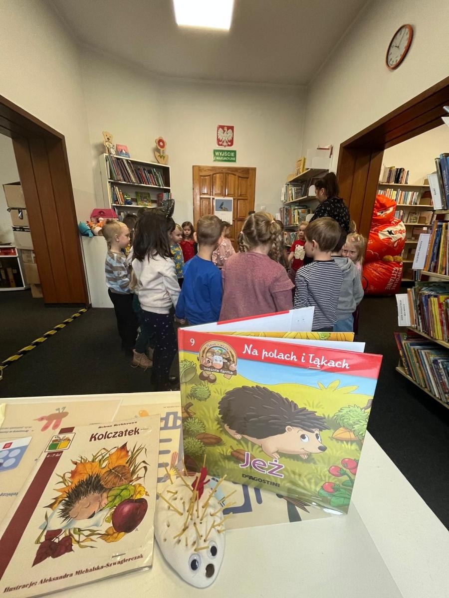 Zdjęcie w galerii na portalu naszraciborz.pl: Dzień Jeża w Bibliotece w Rudach wiadomości z regionu