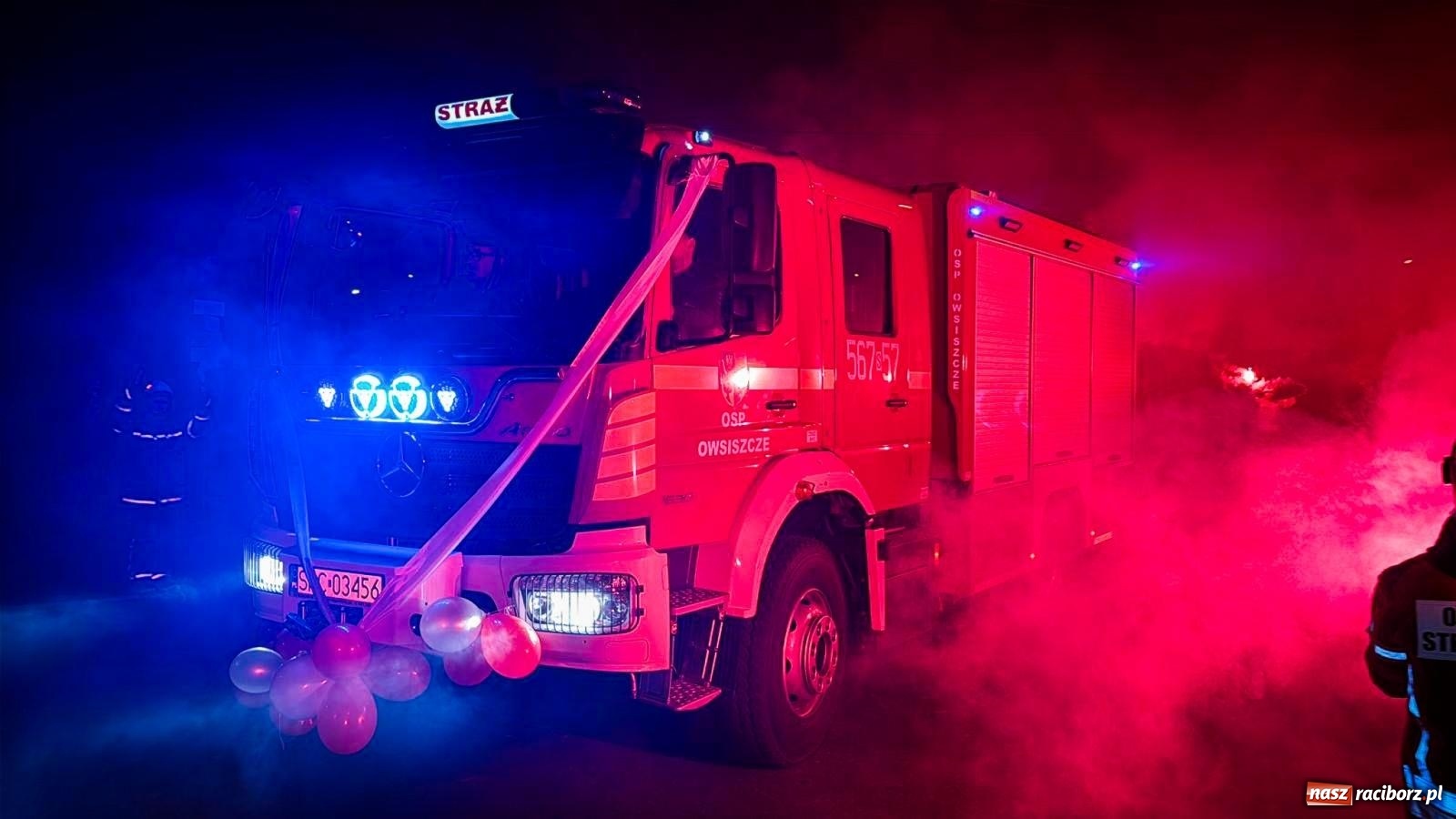 Zdjęcie w galerii na portalu naszraciborz.pl: Nowy wóz bojowy dla OSP Owsiszcze już na miejscu [FOTO i WIDEO] wiadomości z regionu