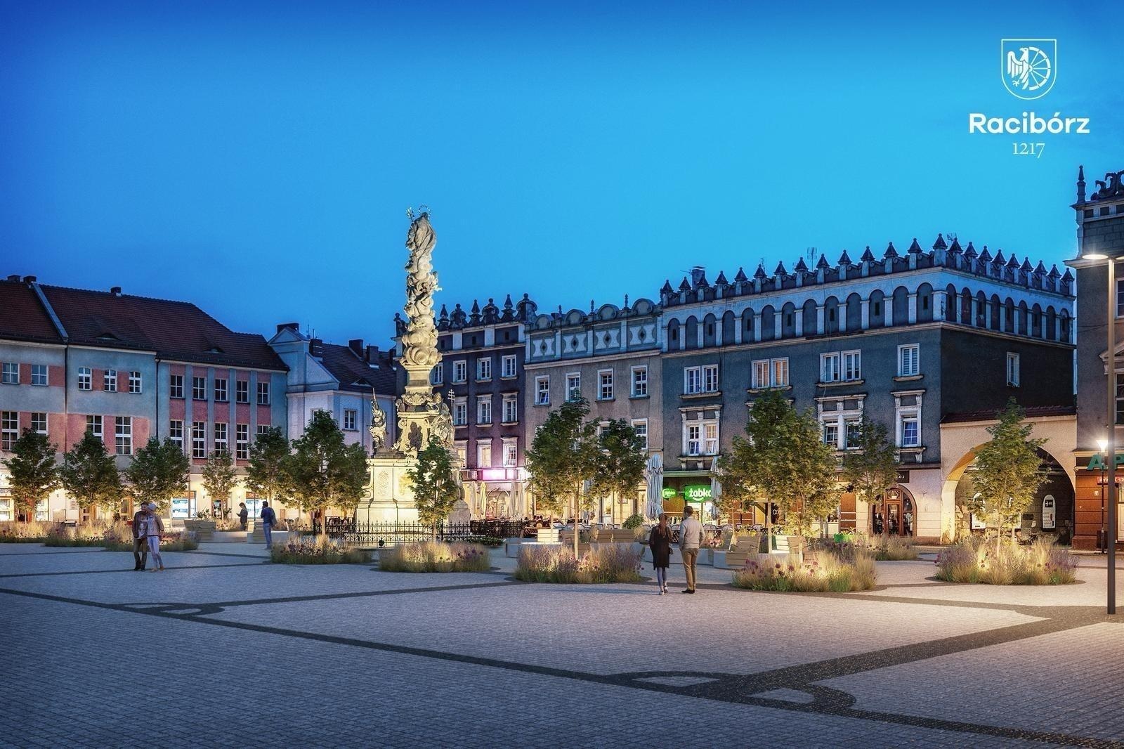 Zdjęcie w galerii na portalu naszraciborz.pl: Na rynku rozpoczęło się sadzenie drzew [FOTO] wiadomości z regionu