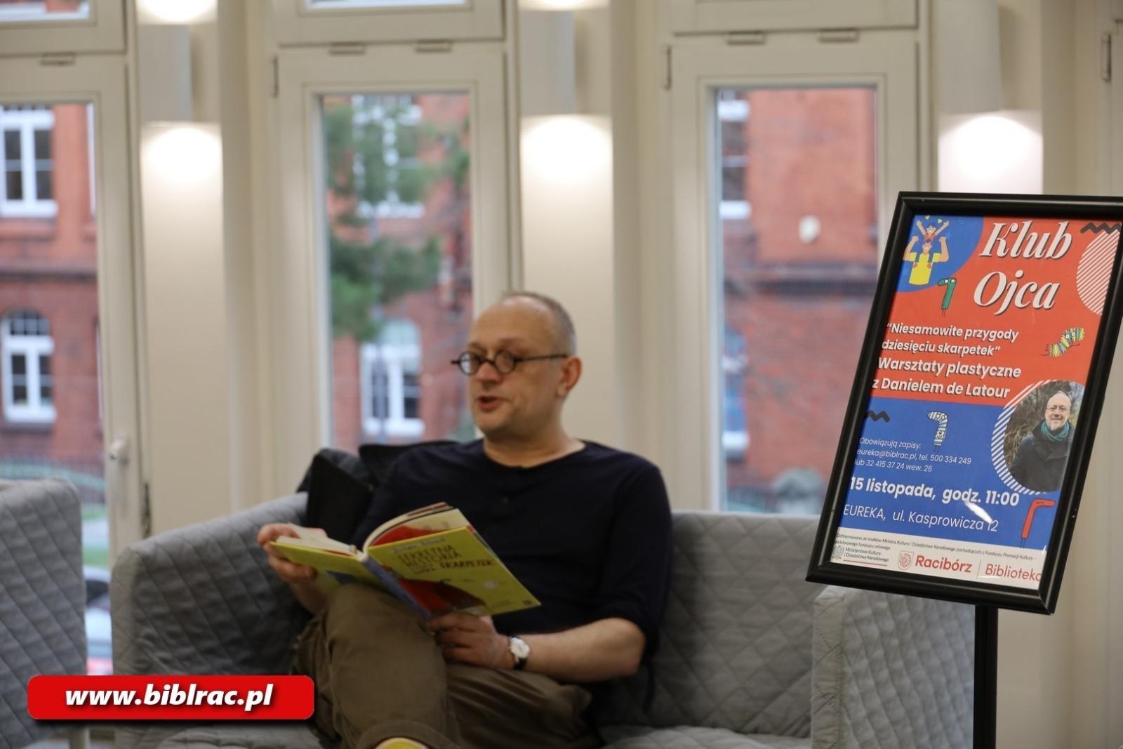 Zdjęcie w galerii na portalu naszraciborz.pl: Kreatywna sobota w Klubie Ojca z Danielem de Latour wiadomości z regionu