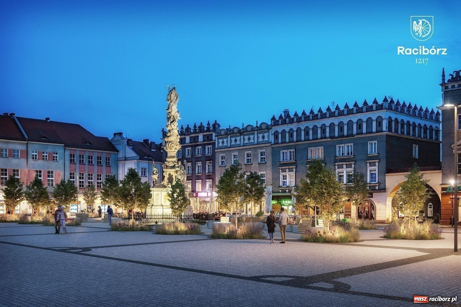 Zdjęcie w galerii na portalu naszraciborz.pl: Ile kosztowały drzewa na Rynku? Prezydent pokazuje rachunek wiadomości z regionu