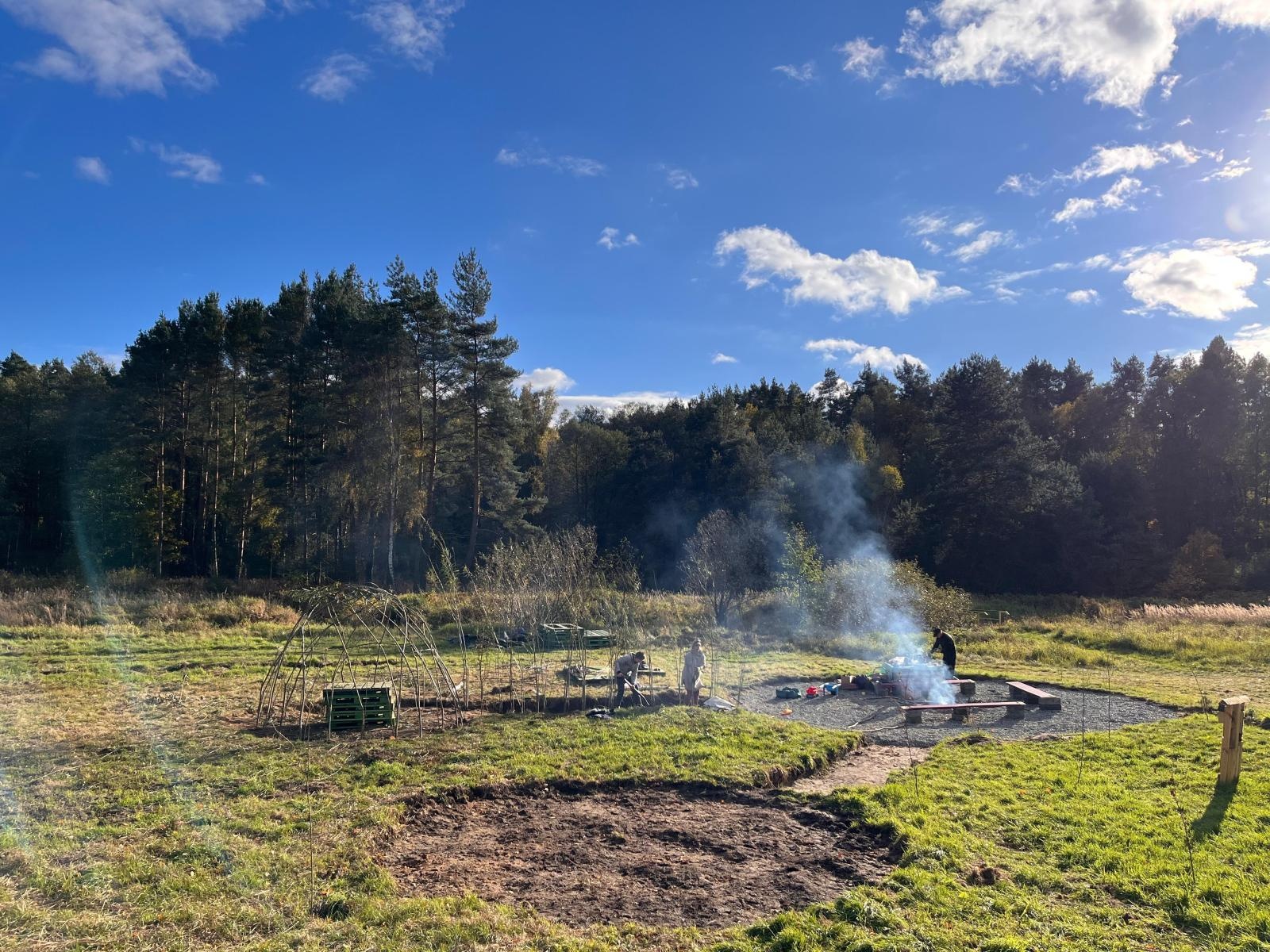 Zdjęcie w galerii na portalu naszraciborz.pl: Finał projektu Zielona Baza w Górkach Śląskich przyciągnął dzieci i mieszkańców sołectwa wiadomości z regionu