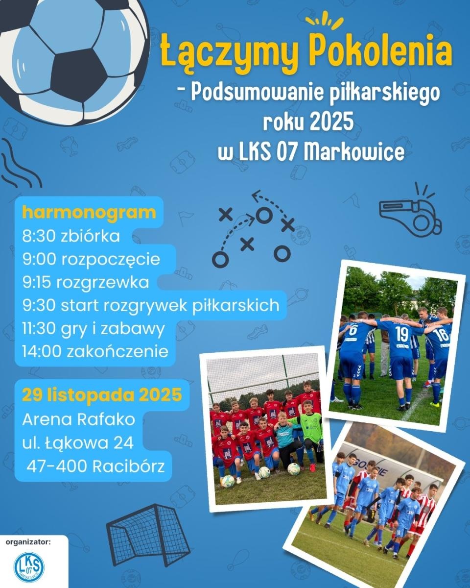 Zdjęcie w galerii na portalu naszraciborz.pl: Podsumowanie Piłkarskiego Roku 2025 w LKS 07 Markowice wiadomości z regionu