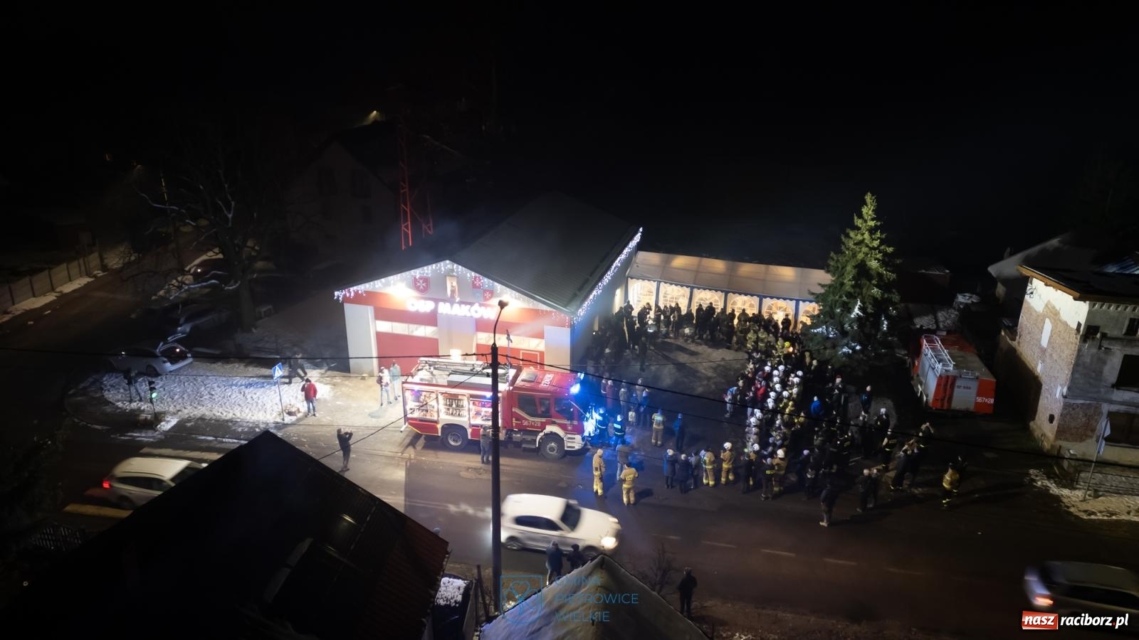 Zdjęcie w galerii na portalu naszraciborz.pl: Powitanie nowego średniego wozu bojowego OSP Maków wiadomości z regionu