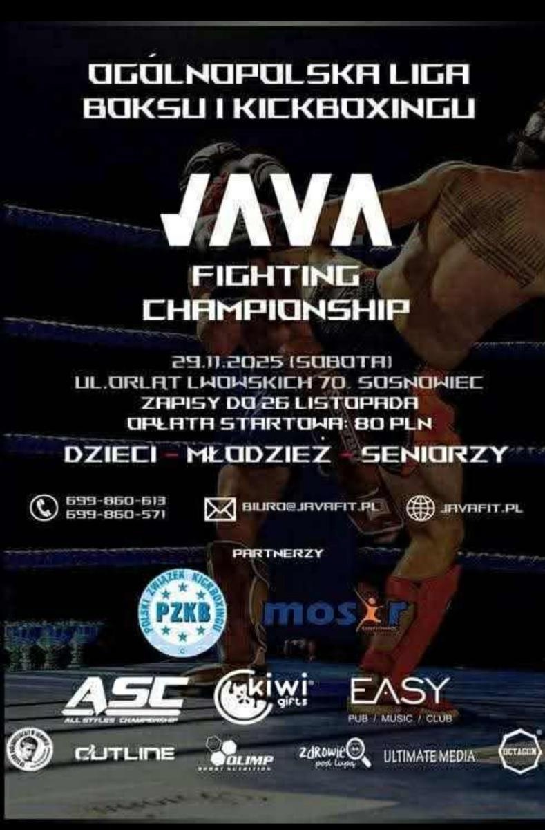 Zdjęcie w galerii na portalu naszraciborz.pl: Mocne starty Bartula Fight Club na JAVA Fighting Championship wiadomości z regionu