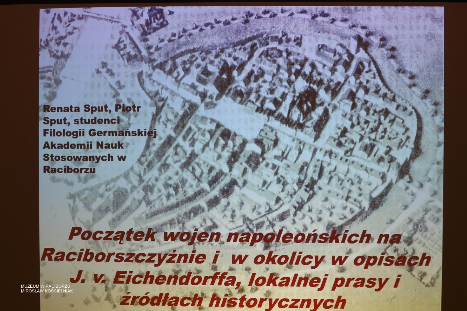 Zdjęcie w galerii na portalu naszraciborz.pl: Spotkanie o wojnach napoleońskich w Raciborzu. Historyczna opowieść o wydarzeniach na Śląsku wiadomości z regionu