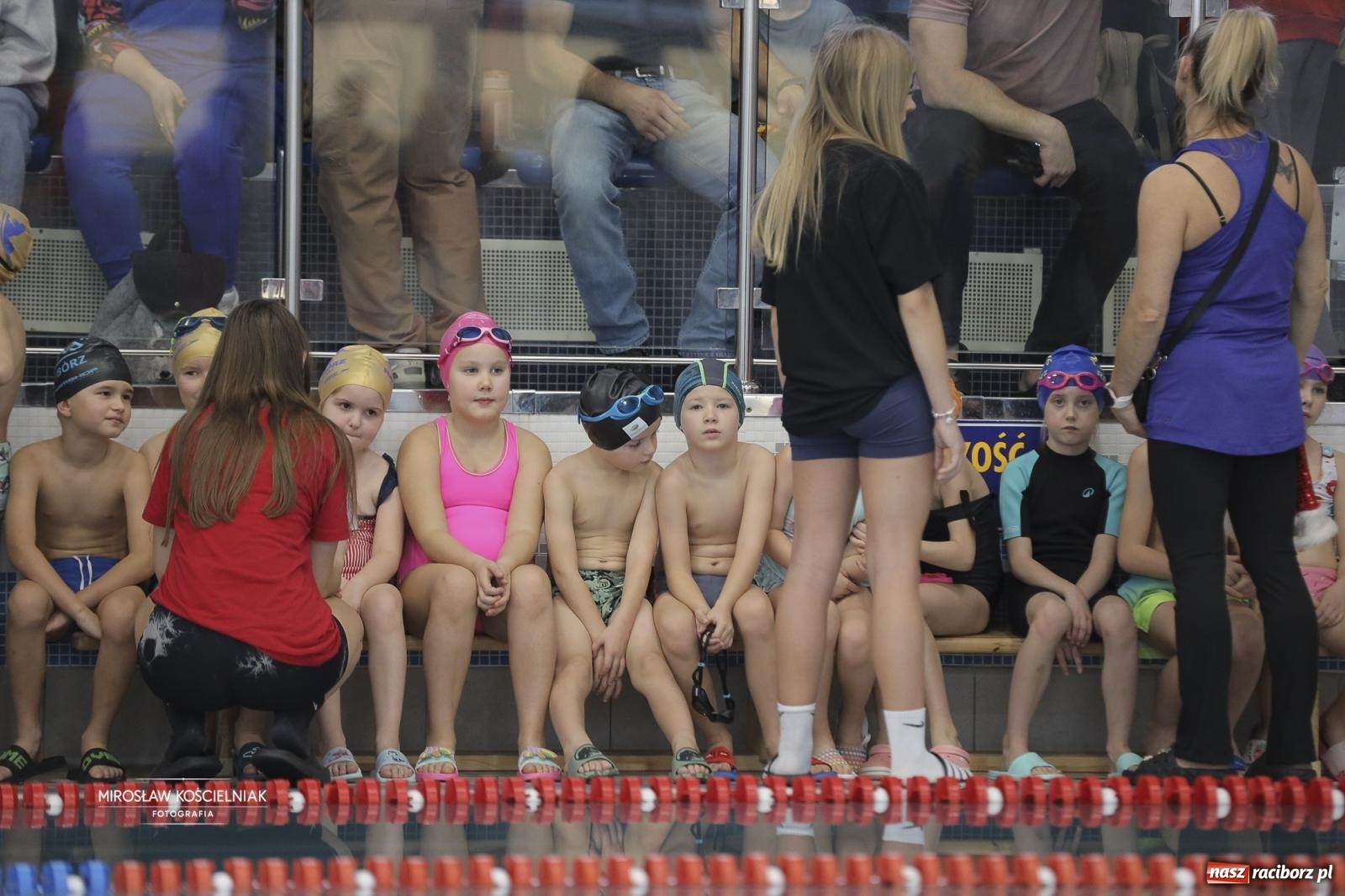 Zdjęcie w galerii na portalu naszraciborz.pl: XII Mikołajkowe Zawody Pływackie i jarmark z ZSOMS [FOTO i WIDEO] wiadomości z regionu