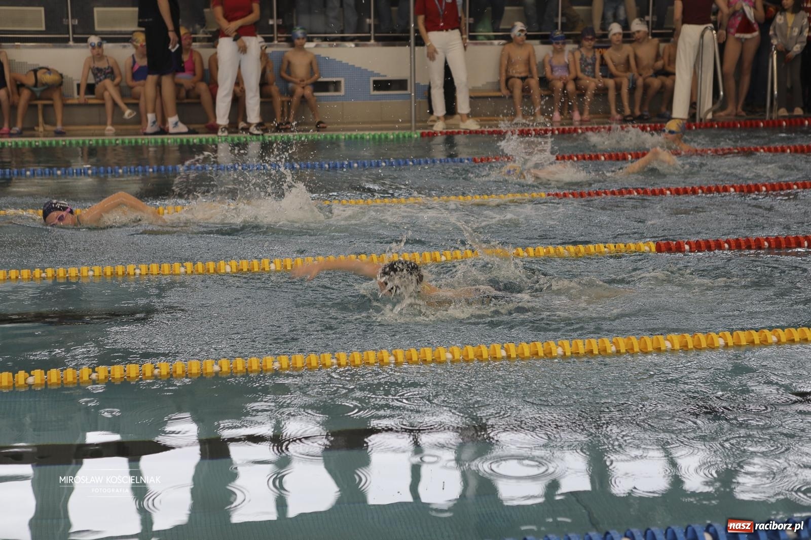 Zdjęcie w galerii na portalu naszraciborz.pl: XII Mikołajkowe Zawody Pływackie i jarmark z ZSOMS [FOTO i WIDEO] wiadomości z regionu