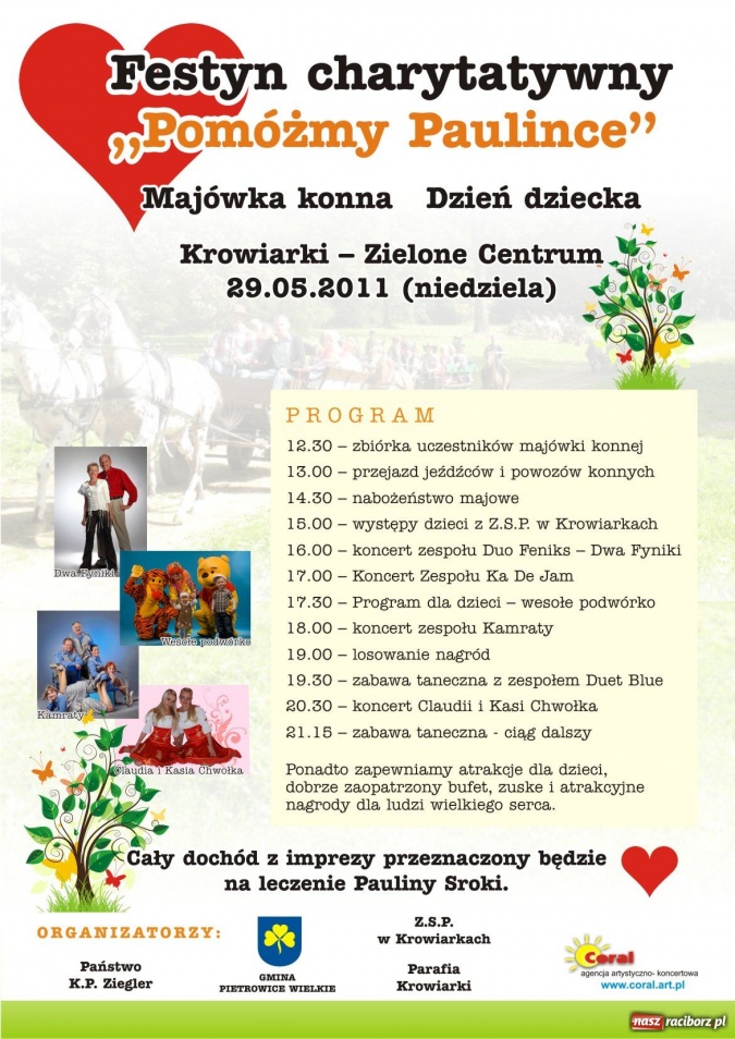 Zdjęcie w galerii na portalu naszraciborz.pl: Krowiarki również pomogą Paulince wiadomości z regionu