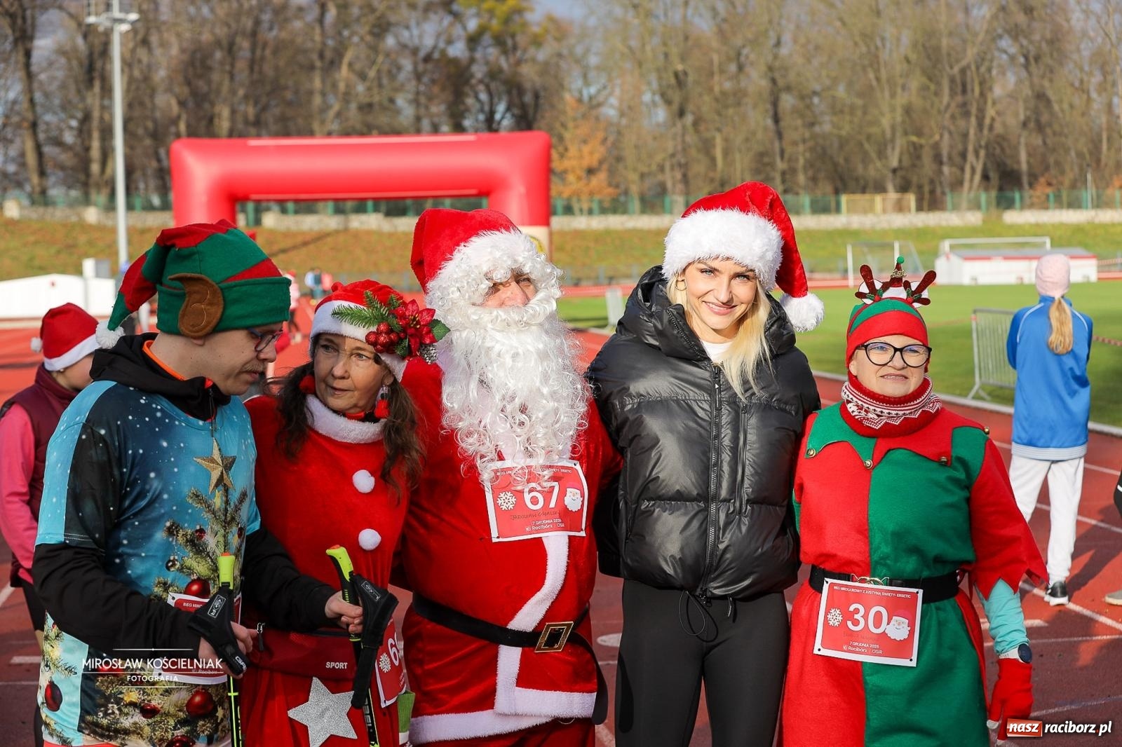 Zdjęcie w galerii na portalu naszraciborz.pl: Bieg Mikołajkowy z Justyną Święty-Ersetic wiadomości z regionu