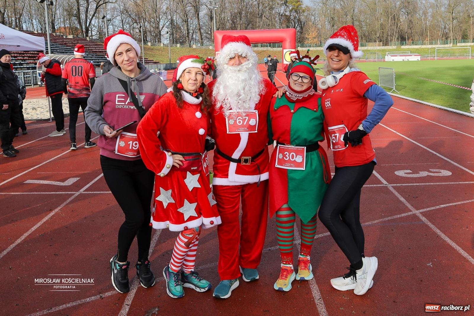 Zdjęcie w galerii na portalu naszraciborz.pl: Bieg Mikołajkowy z Justyną Święty-Ersetic wiadomości z regionu