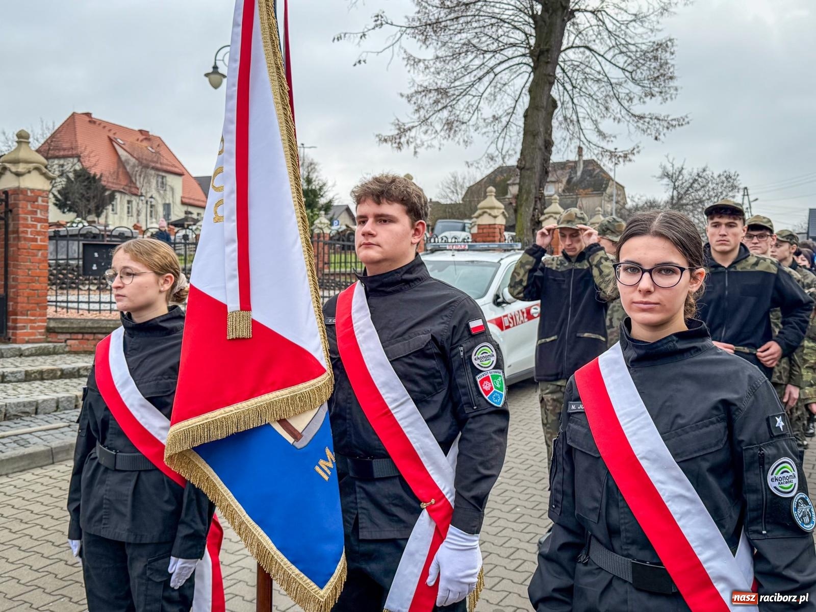 Zdjęcie w galerii na portalu naszraciborz.pl: W Brzeziu upamiętniono polskich policjantów – ofiary zbrodni katyńskiej [FOTO i WIDEO] wiadomości z regionu