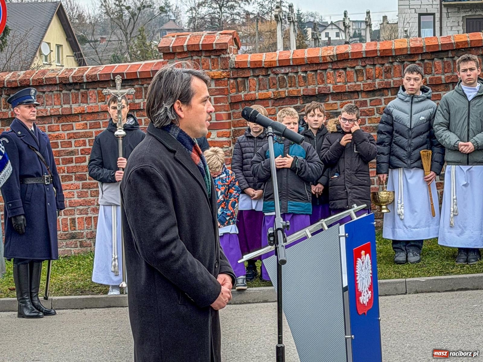 Zdjęcie w galerii na portalu naszraciborz.pl: W Brzeziu upamiętniono polskich policjantów – ofiary zbrodni katyńskiej [FOTO i WIDEO] wiadomości z regionu