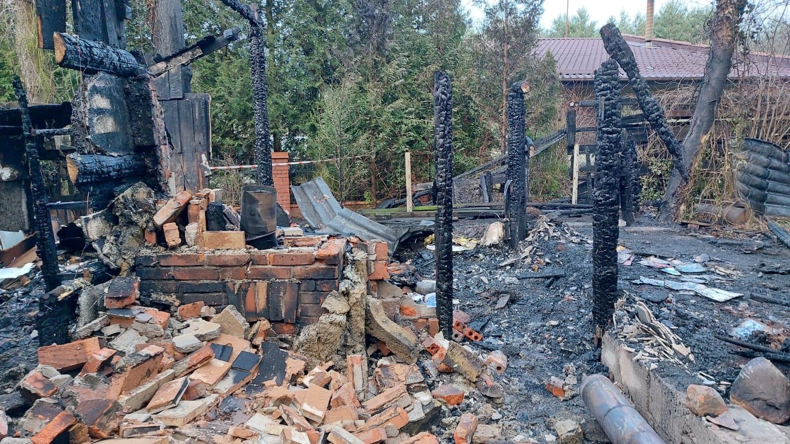 Zdjęcie w galerii na portalu naszraciborz.pl: Seria groźnych interwencji strażaków w powiecie. Pożary i wypadek przy słupie energetycznym [FOTO]  wiadomości z regionu