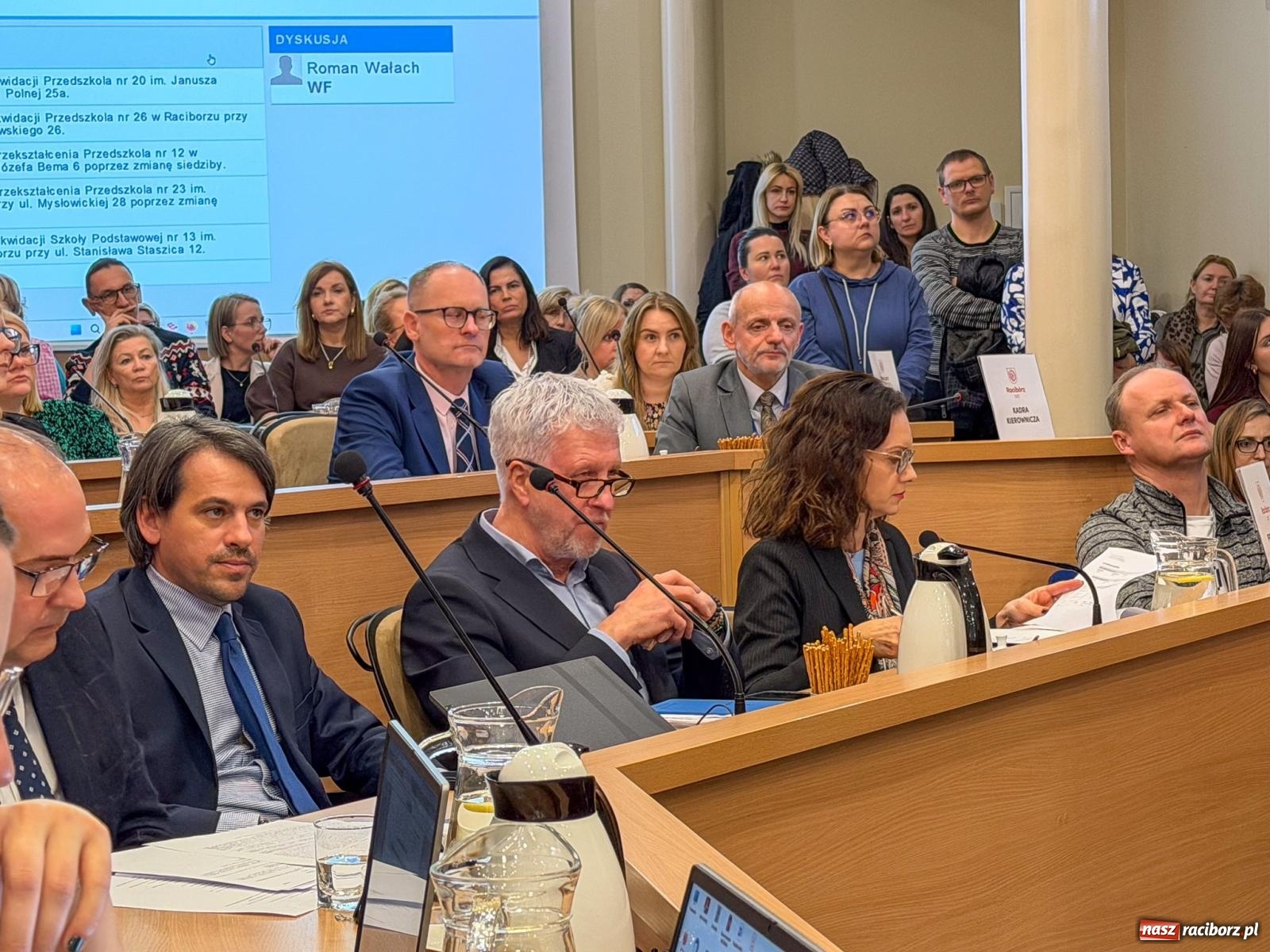 Zdjęcie w galerii na portalu naszraciborz.pl: Polowy i Fita powiedzieli STOP. Zmiany w oświacie wstrzymane, sesja bez kworum wiadomości z regionu