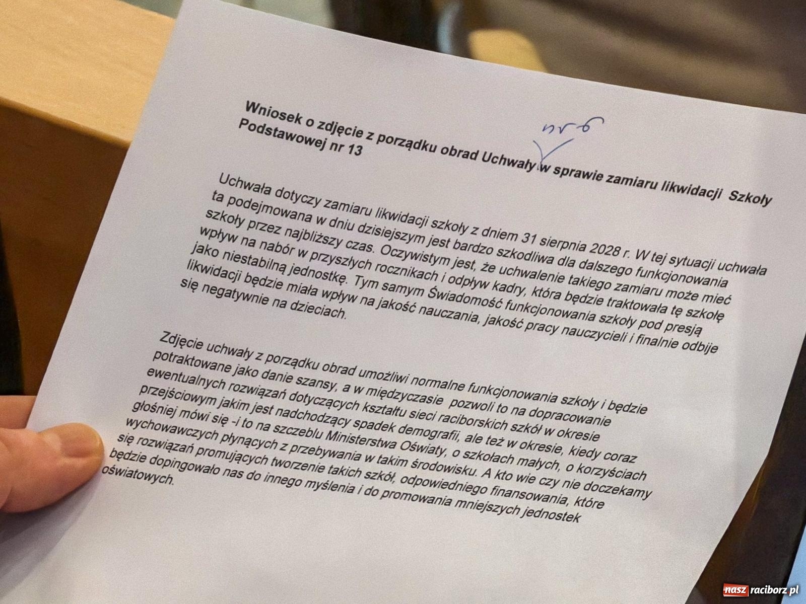 Zdjęcie w galerii na portalu naszraciborz.pl: Polowy i Fita powiedzieli STOP. Zmiany w oświacie wstrzymane, sesja bez kworum wiadomości z regionu
