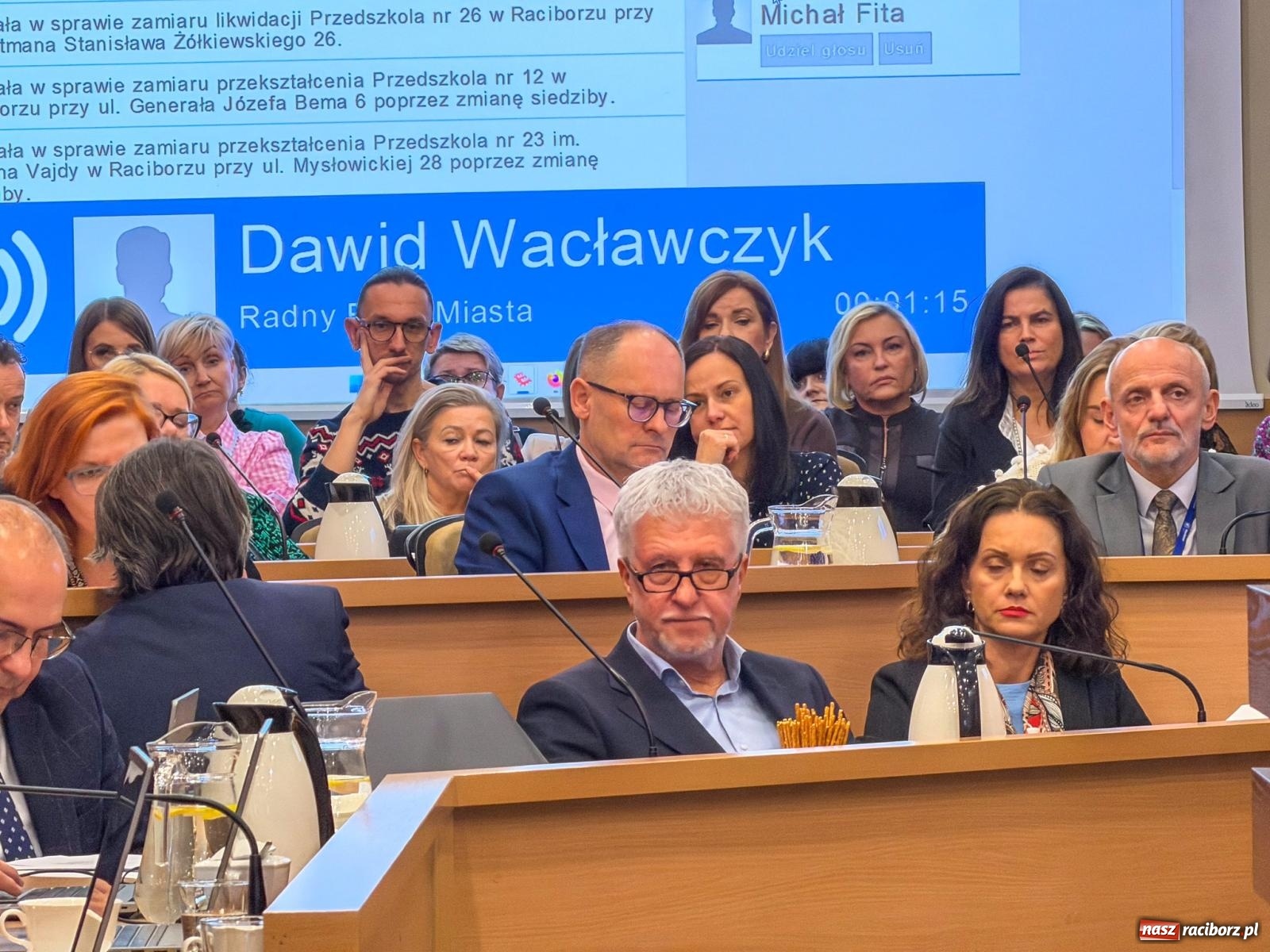 Zdjęcie w galerii na portalu naszraciborz.pl: Polowy i Fita powiedzieli STOP. Zmiany w oświacie wstrzymane, sesja bez kworum wiadomości z regionu