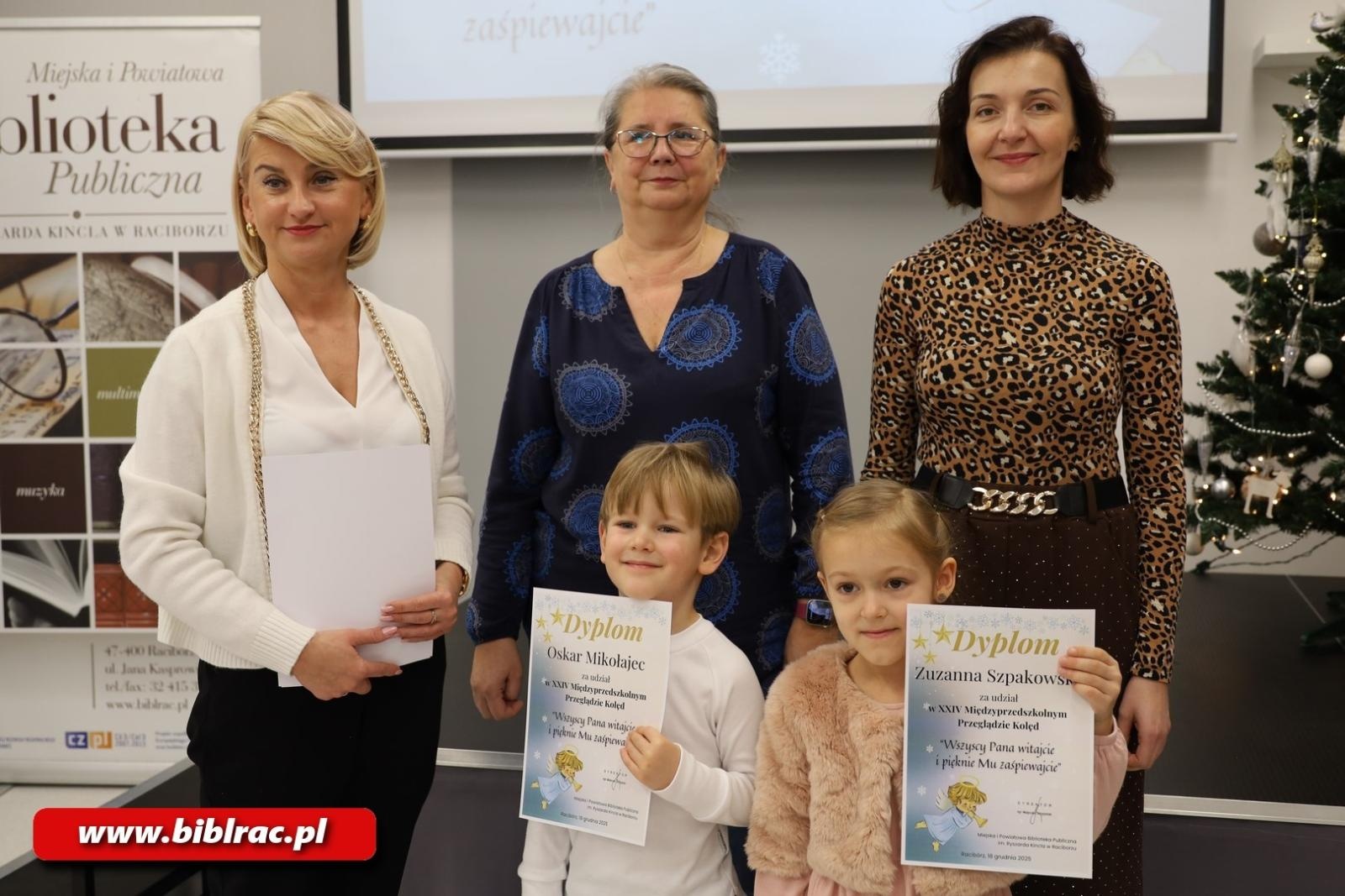 Zdjęcie w galerii na portalu naszraciborz.pl: Hej kolęda, kolęda! XXIV Międzyprzedszkolny Przegląd Kolęd w bibliotece wiadomości z regionu