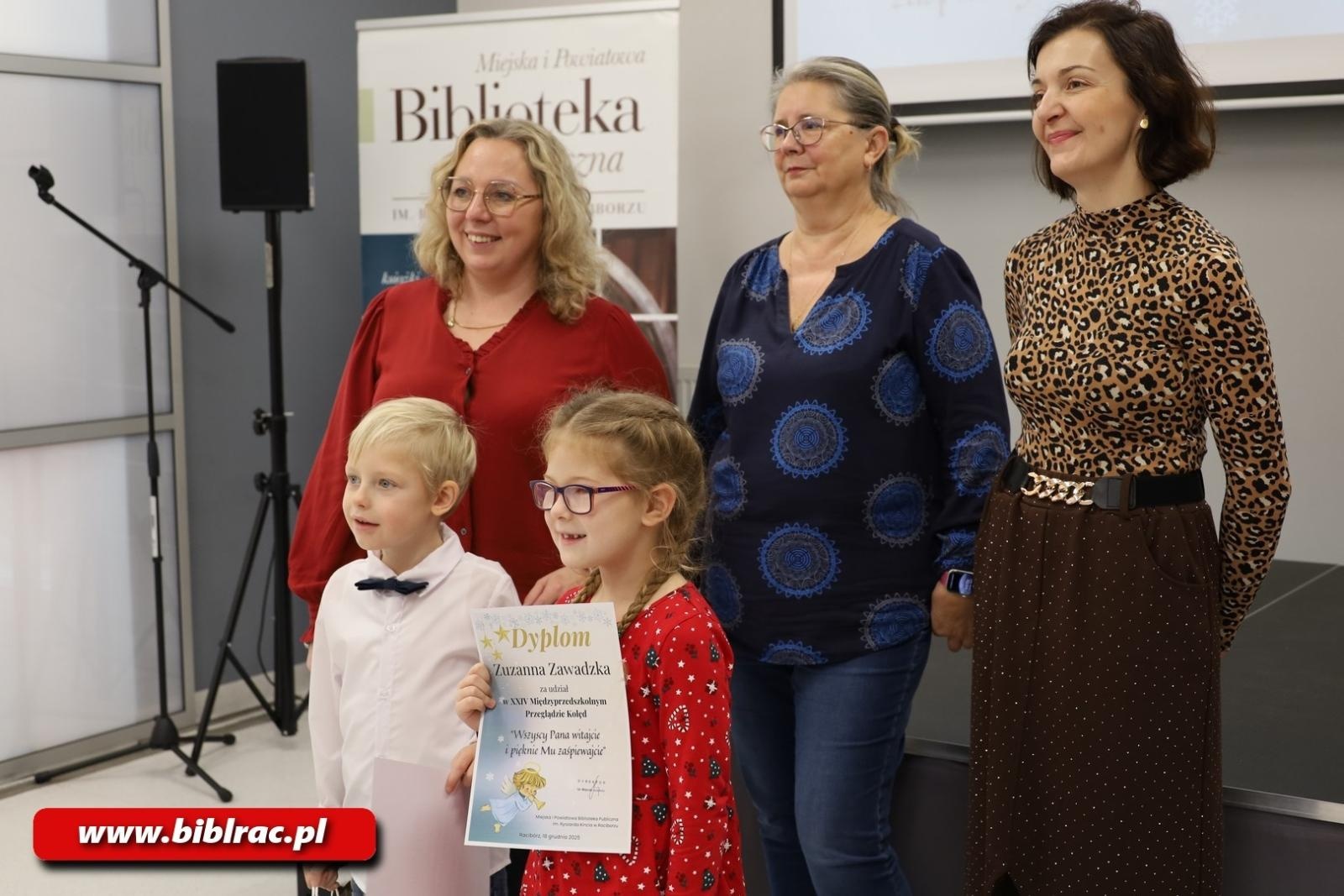 Zdjęcie w galerii na portalu naszraciborz.pl: Hej kolęda, kolęda! XXIV Międzyprzedszkolny Przegląd Kolęd w bibliotece wiadomości z regionu