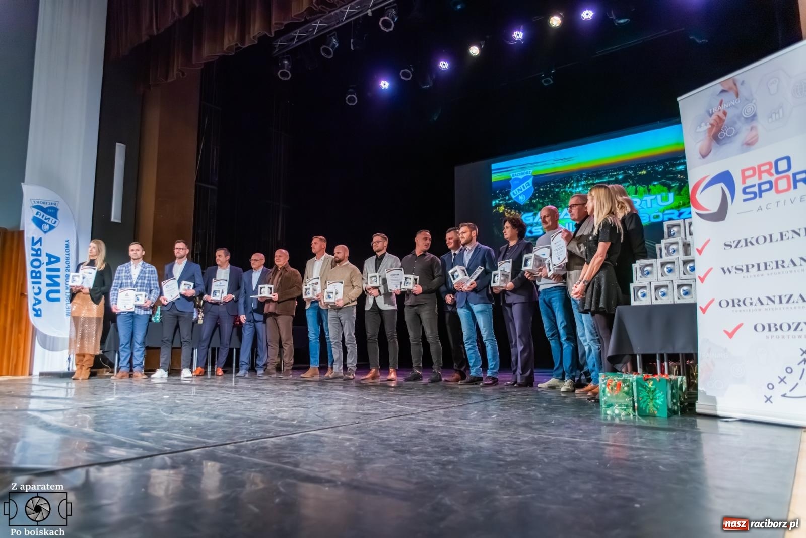 Zdjęcie w galerii na portalu naszraciborz.pl: Pierwsza gala sportowa Unii Racibórz w RCK. Nagrody, podziękowania i wzruszające pożegnania [FOTO i WIDEO] wiadomości z regionu