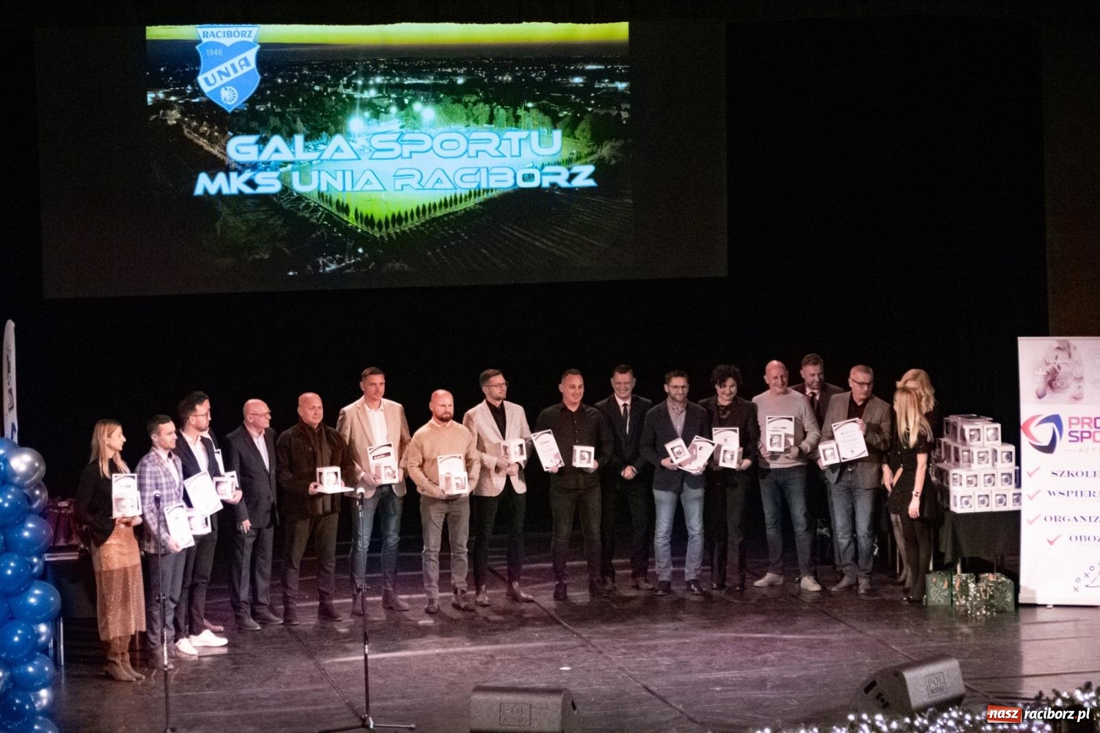 Zdjęcie w galerii na portalu naszraciborz.pl: Pierwsza gala sportowa Unii Racibórz w RCK. Nagrody, podziękowania i wzruszające pożegnania [FOTO i WIDEO] wiadomości z regionu