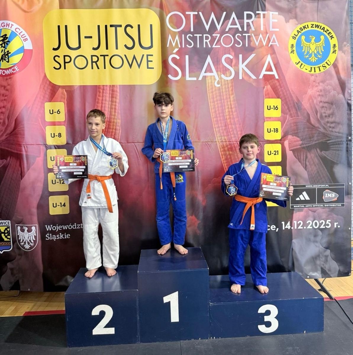Zdjęcie w galerii na portalu naszraciborz.pl: Raciborscy zawodnicy Łamatora błyszczą na Otwartych Mistrzostwach Śląska w Ju Jitsu wiadomości z regionu