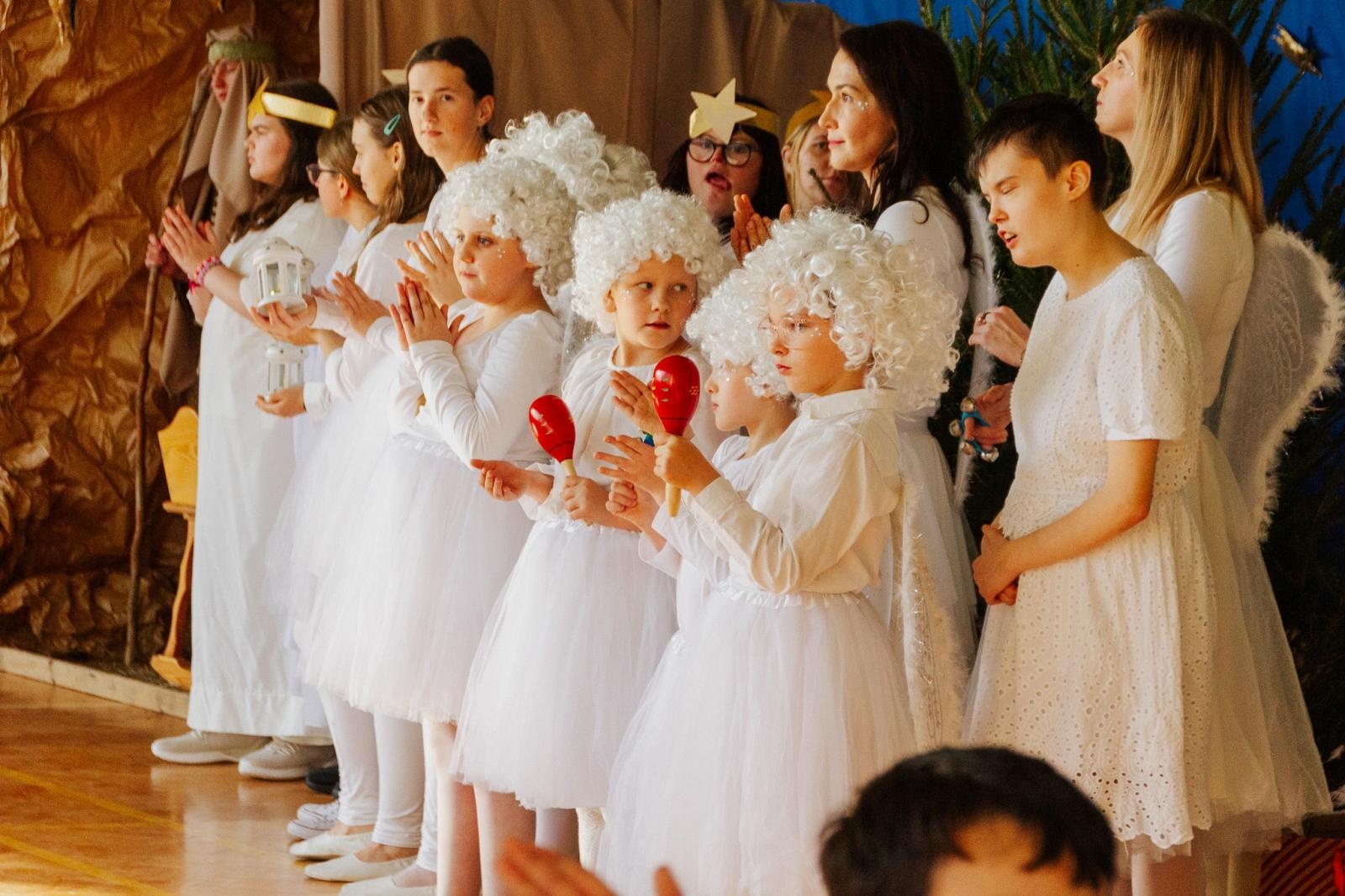 Zdjęcie w galerii na portalu naszraciborz.pl: Święty czas to radosny czas, zobacz, ile jest serca w nas – jasełka w Zespole Szkół Specjalnych w Raciborzu wiadomości z regionu