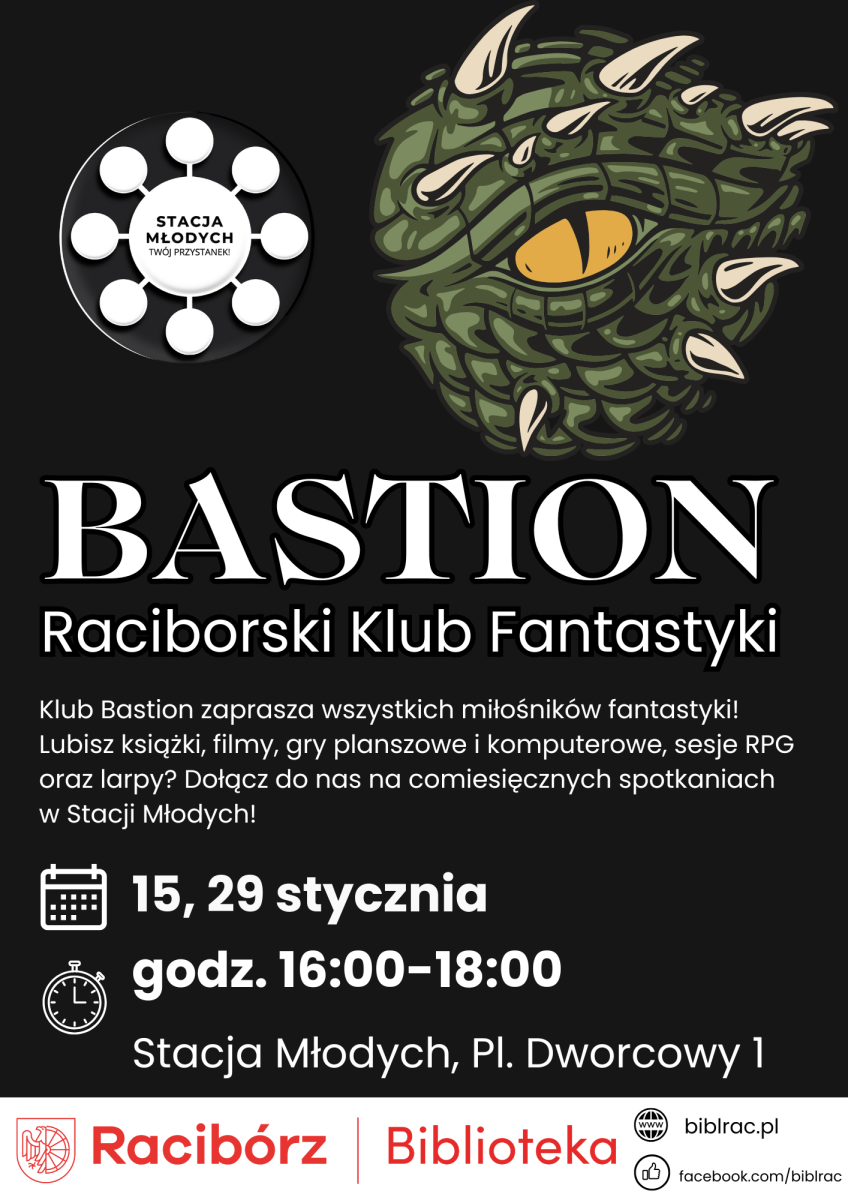 Zdjęcie w galerii na portalu naszraciborz.pl: W nowym roku dołącz do klubów bibliotecznych wiadomości z regionu