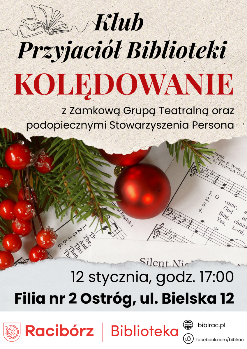 Zdjęcie w galerii na portalu naszraciborz.pl: W nowym roku dołącz do klubów bibliotecznych wiadomości z regionu