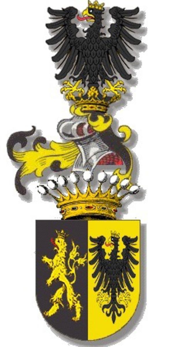 Zdjęcie w galerii na portalu naszraciborz.pl: Herb Saurma-Jeltsch i dorobek Georga Lattona. Lokalna historia zapisana w detalu wiadomości z regionu