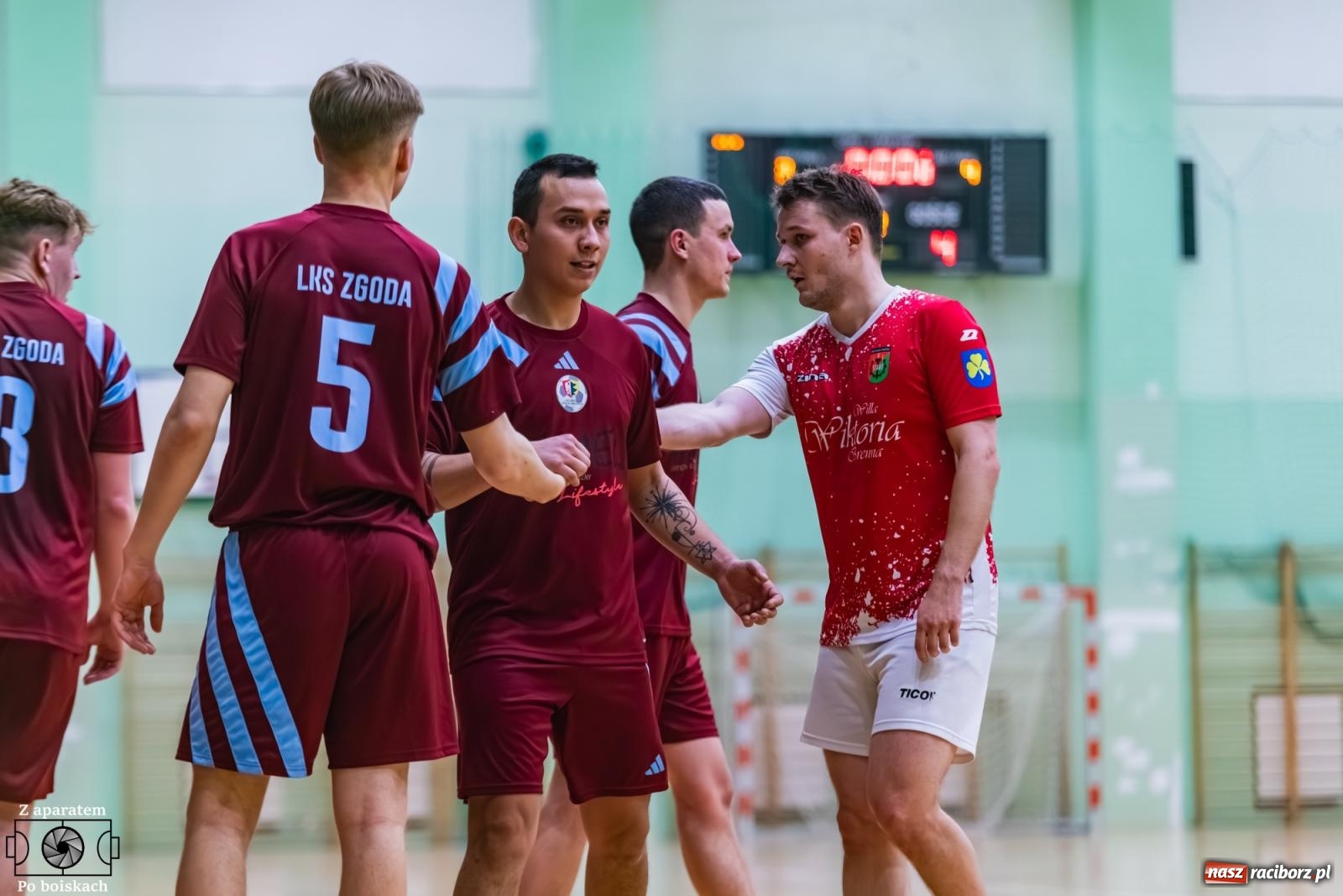 Zdjęcie w galerii na portalu naszraciborz.pl: Futsalowe dreszczowce w hali przy Łąkowej [FOTO] wiadomości z regionu