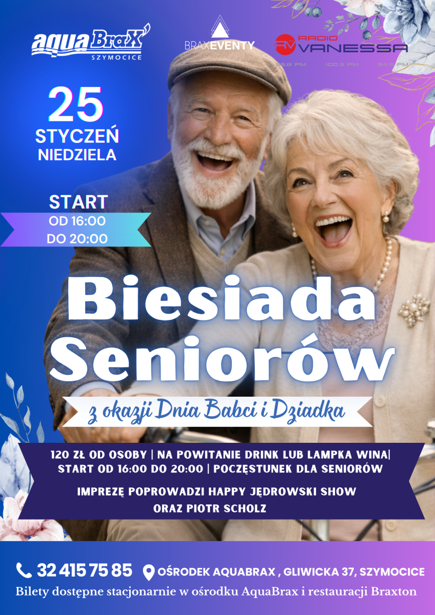 Zdjęcie w galerii na portalu naszraciborz.pl: Biesiada Seniorów z okazji Dnia Babci i Dziadka w Aqua Brax wiadomości z regionu