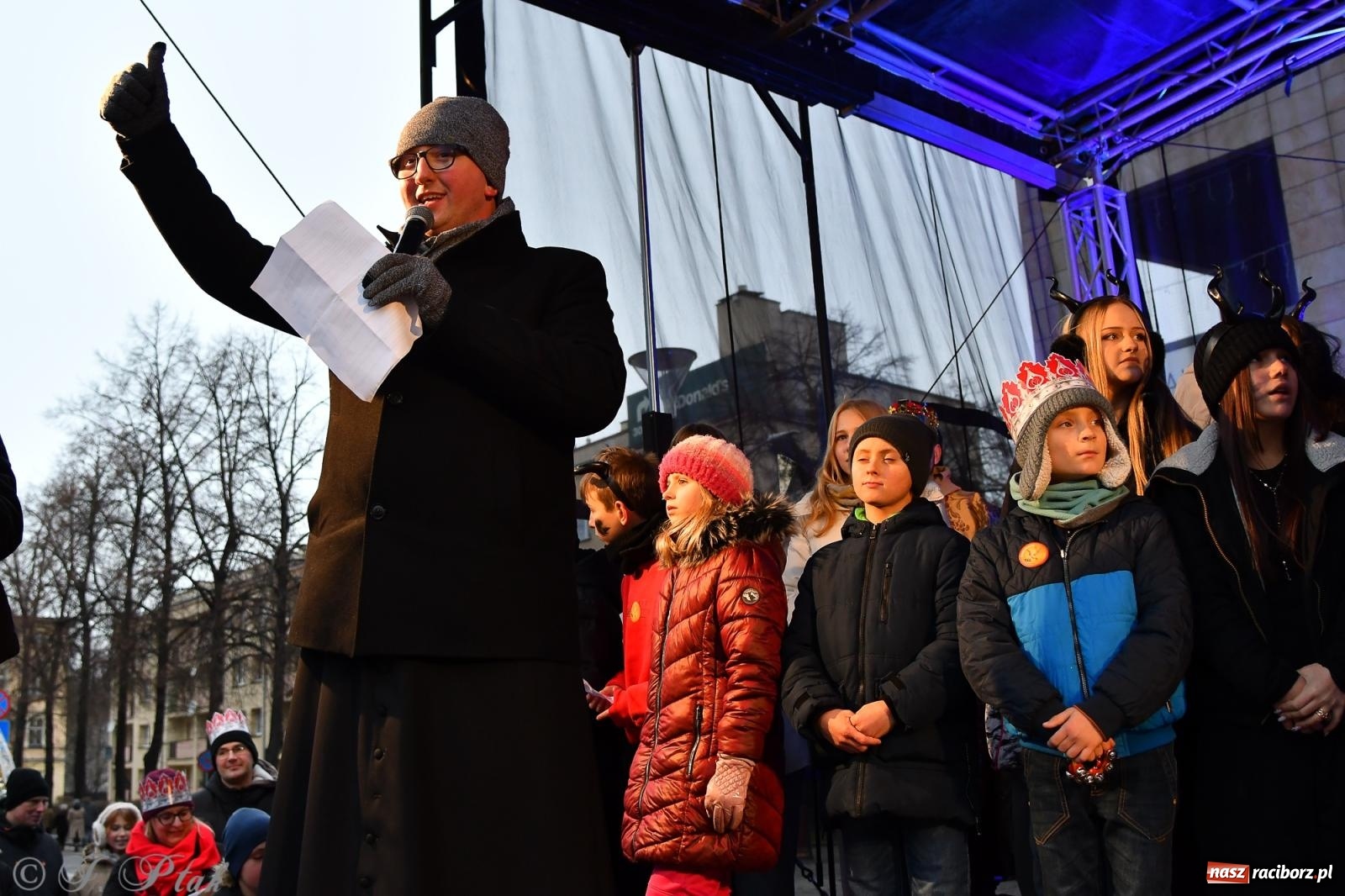 Zdjęcie w galerii na portalu naszraciborz.pl: Orszak Trzech Króli przeszedł nową trasą ulicami Raciborza [FOTO i WIDEO] wiadomości z regionu