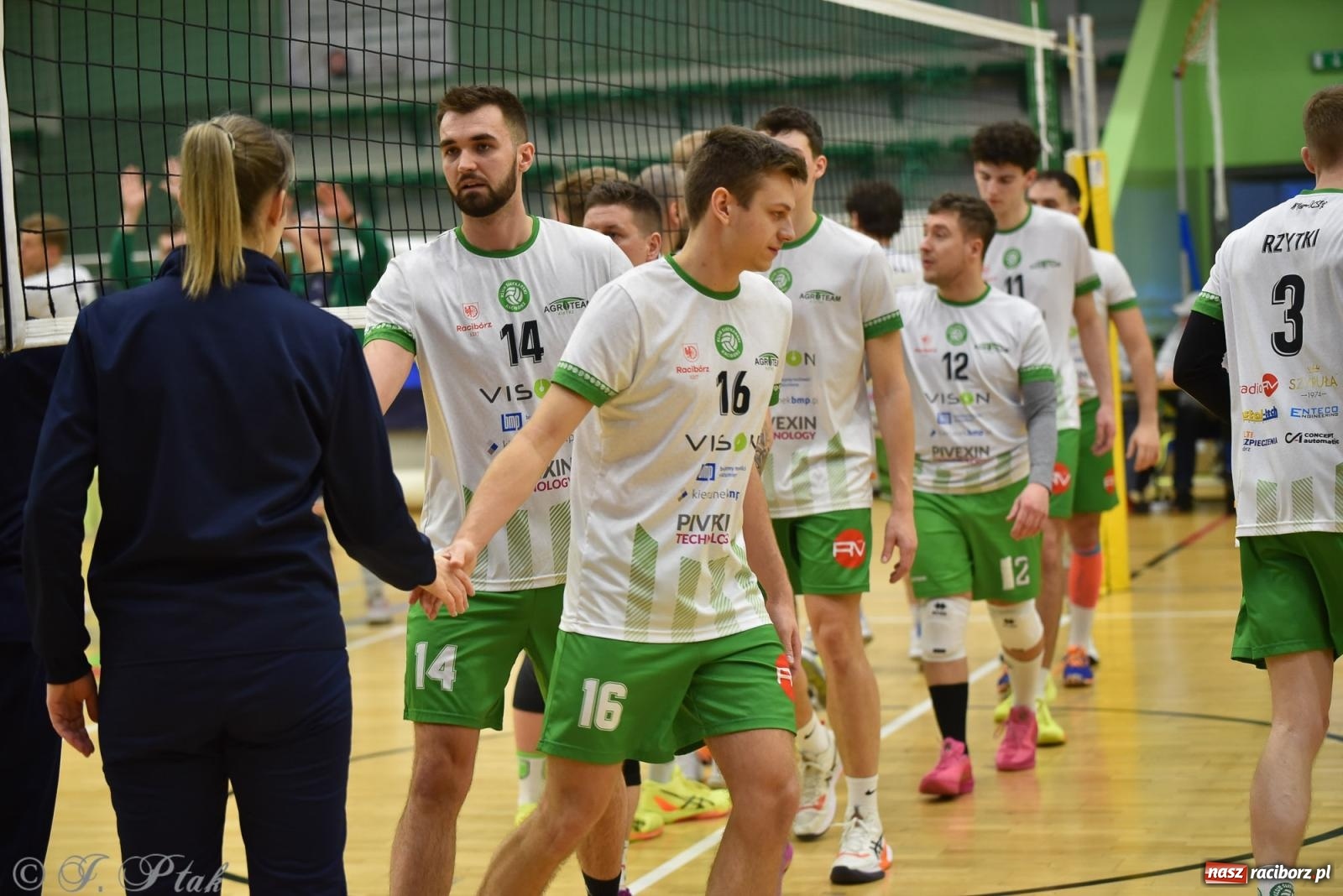 Zdjęcie w galerii na portalu naszraciborz.pl: Siatkarska remontada w hali OSiR. KS Racibórz odwrócił losy meczu z Olimpią Włodowice [FOTO i WIDEO] wiadomości z regionu