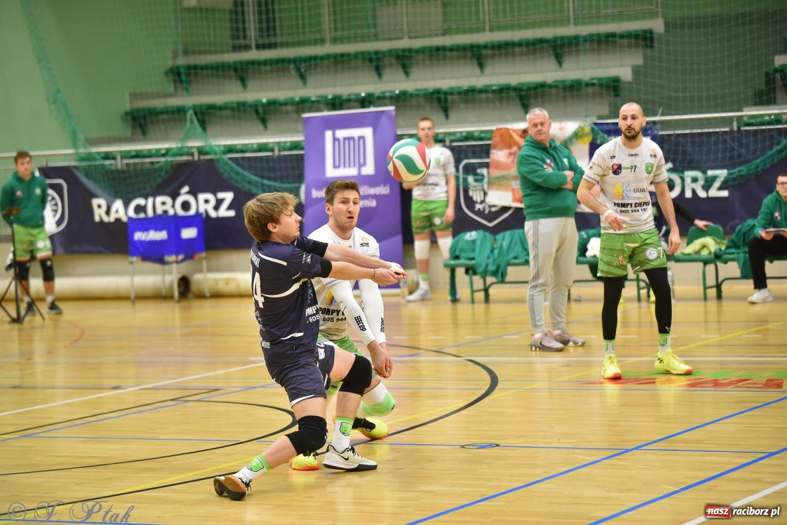 Zdjęcie w galerii na portalu naszraciborz.pl: Siatkarska remontada w hali OSiR. KS Racibórz odwrócił losy meczu z Olimpią Włodowice [FOTO i WIDEO] wiadomości z regionu