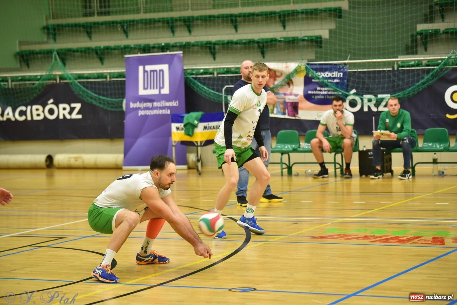 Zdjęcie w galerii na portalu naszraciborz.pl: Siatkarska remontada w hali OSiR. KS Racibórz odwrócił losy meczu z Olimpią Włodowice [FOTO i WIDEO] wiadomości z regionu