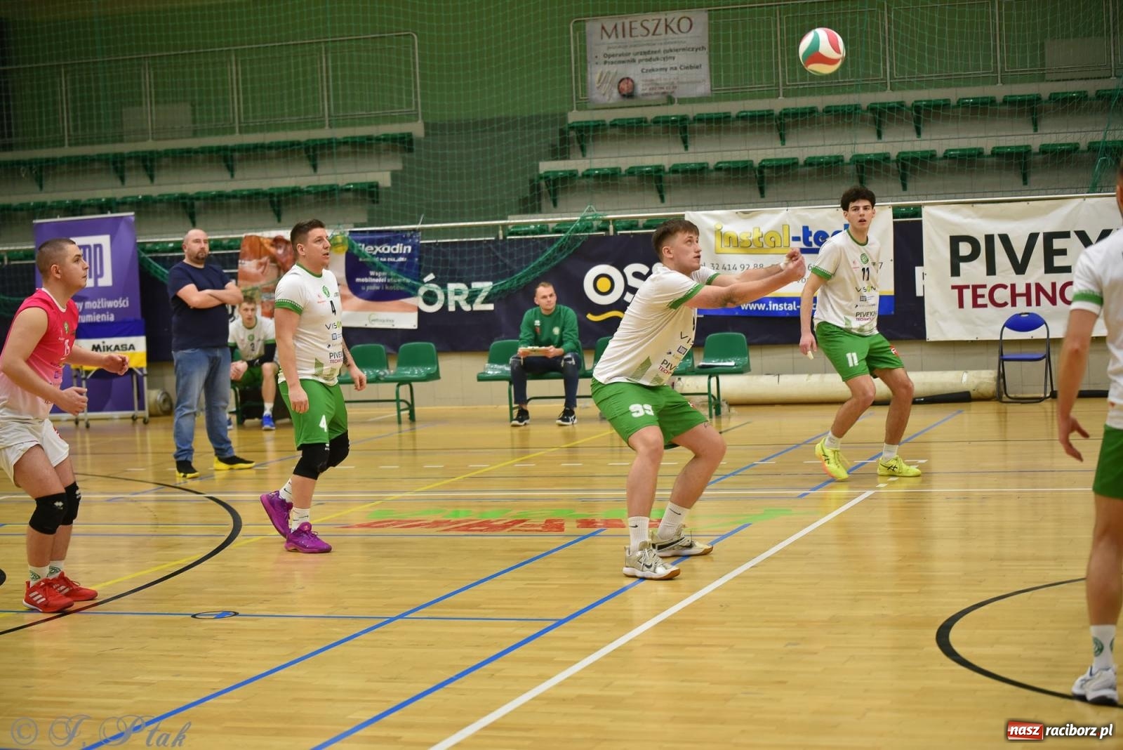 Zdjęcie w galerii na portalu naszraciborz.pl: Siatkarska remontada w hali OSiR. KS Racibórz odwrócił losy meczu z Olimpią Włodowice [FOTO i WIDEO] wiadomości z regionu
