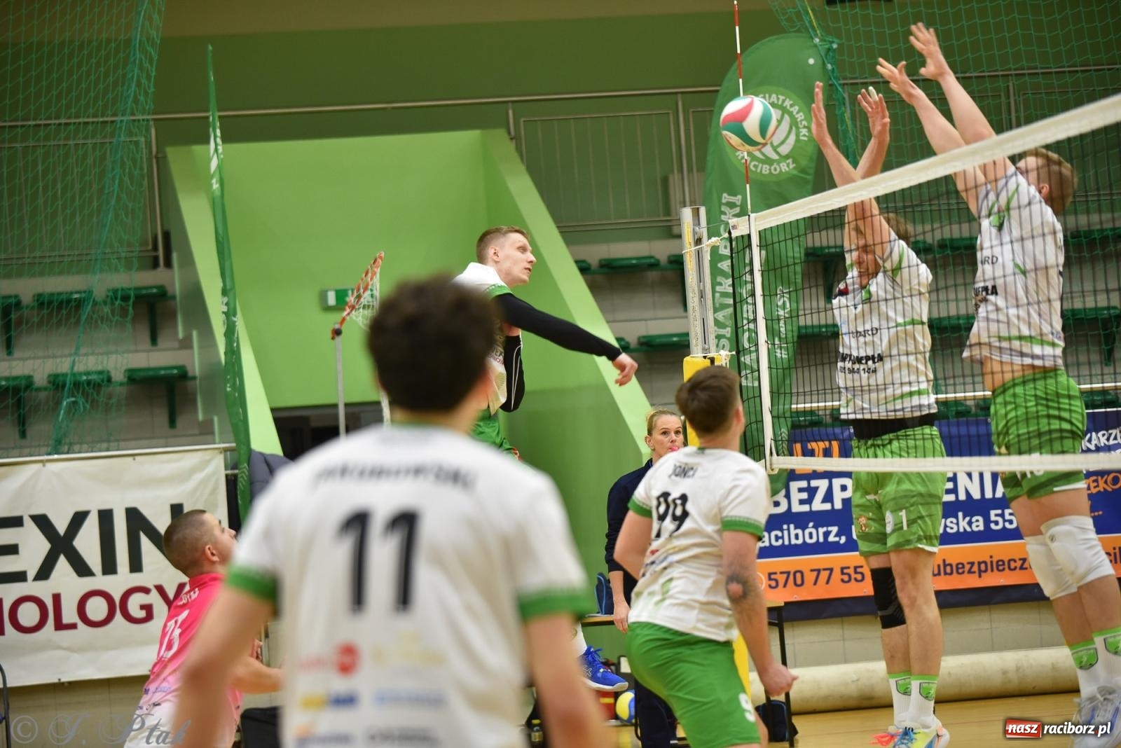 Zdjęcie w galerii na portalu naszraciborz.pl: Siatkarska remontada w hali OSiR. KS Racibórz odwrócił losy meczu z Olimpią Włodowice [FOTO i WIDEO] wiadomości z regionu