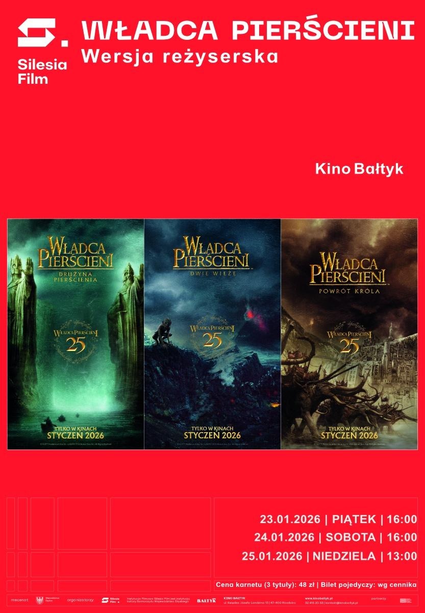 Zdjęcie w galerii na portalu naszraciborz.pl: Władca Pierścieni w wersji reżyserskiej. Jubileuszowe pokazy w Kinie Bałtyk wiadomości z regionu