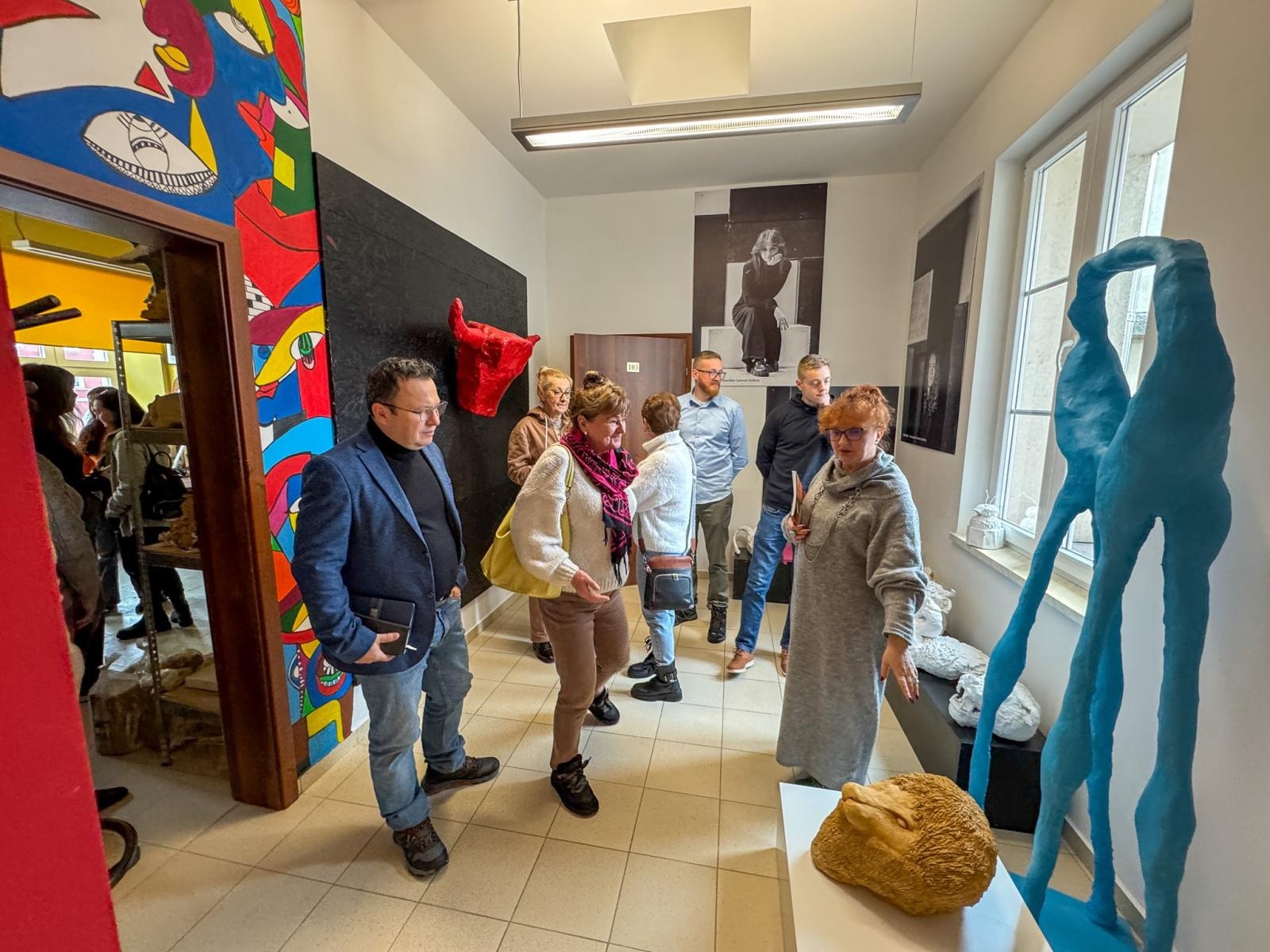 Zdjęcie w galerii na portalu naszraciborz.pl: Wizyta studyjna Miejskiego Ośrodka Kultury z Nowej Rudy w RCK wiadomości z regionu