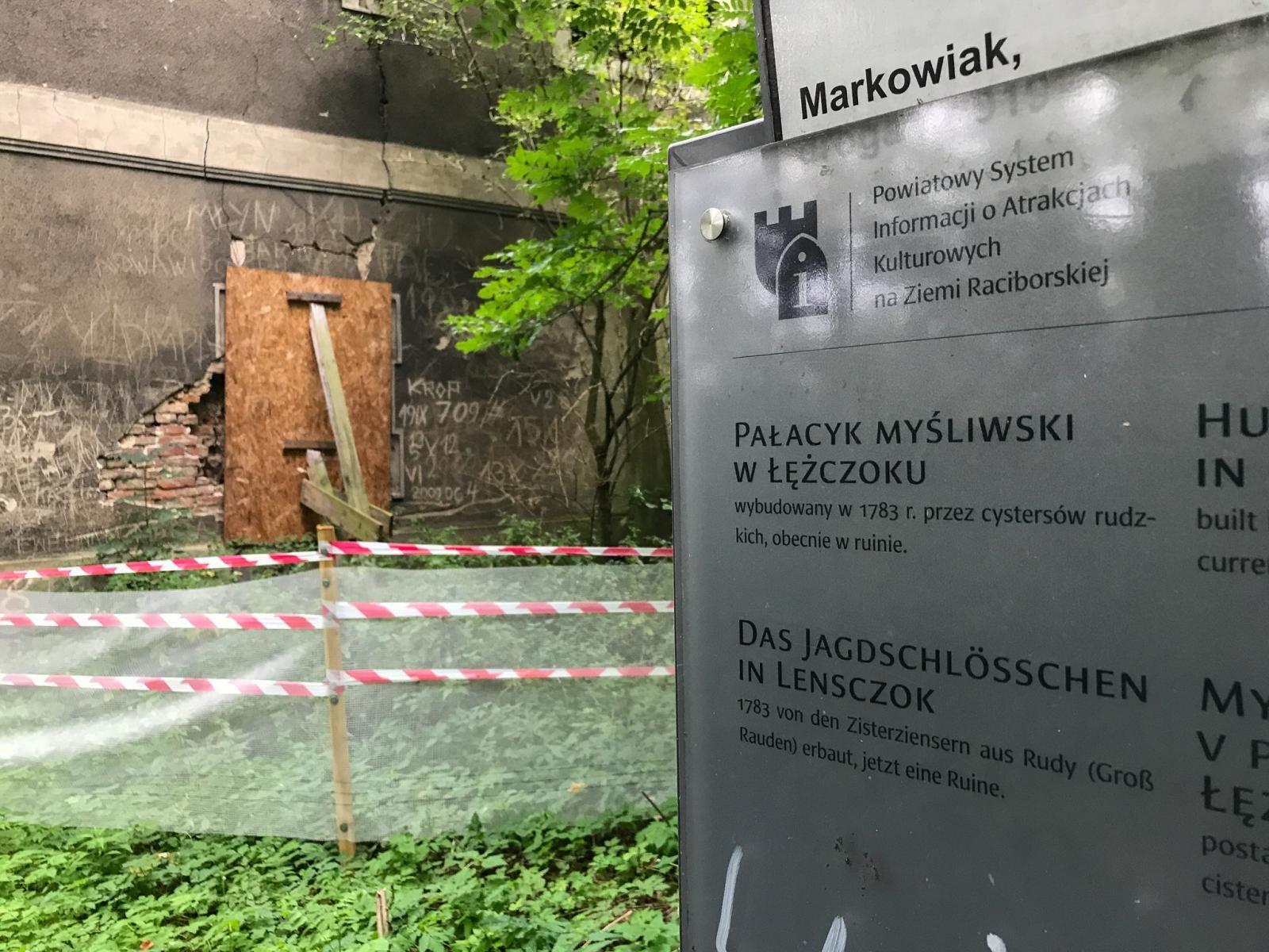 Zdjęcie w galerii na portalu naszraciborz.pl: Pałacyk w Łężczoku odzyskuje blask [FOTO] wiadomości z regionu