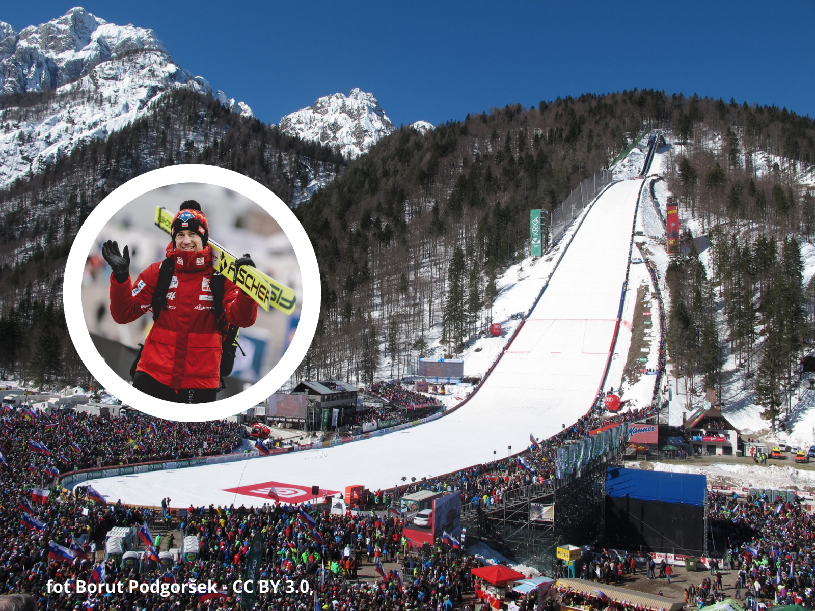 Zdjęcie w galerii na portalu naszraciborz.pl: Raciborzanie pożegnają Kamila Stocha na żywo! Orinoko zaprasza kibiców na Puchar Świata w Planicy! wiadomości z regionu