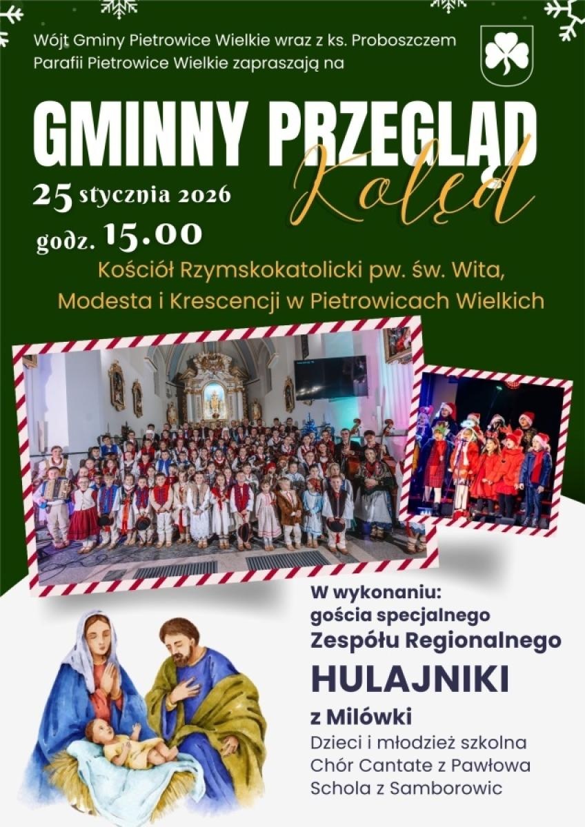 Zdjęcie w galerii na portalu naszraciborz.pl: Gminny Przegląd Kolęd w Pietrowicach Wielkich z góralami z Milówki wiadomości z regionu