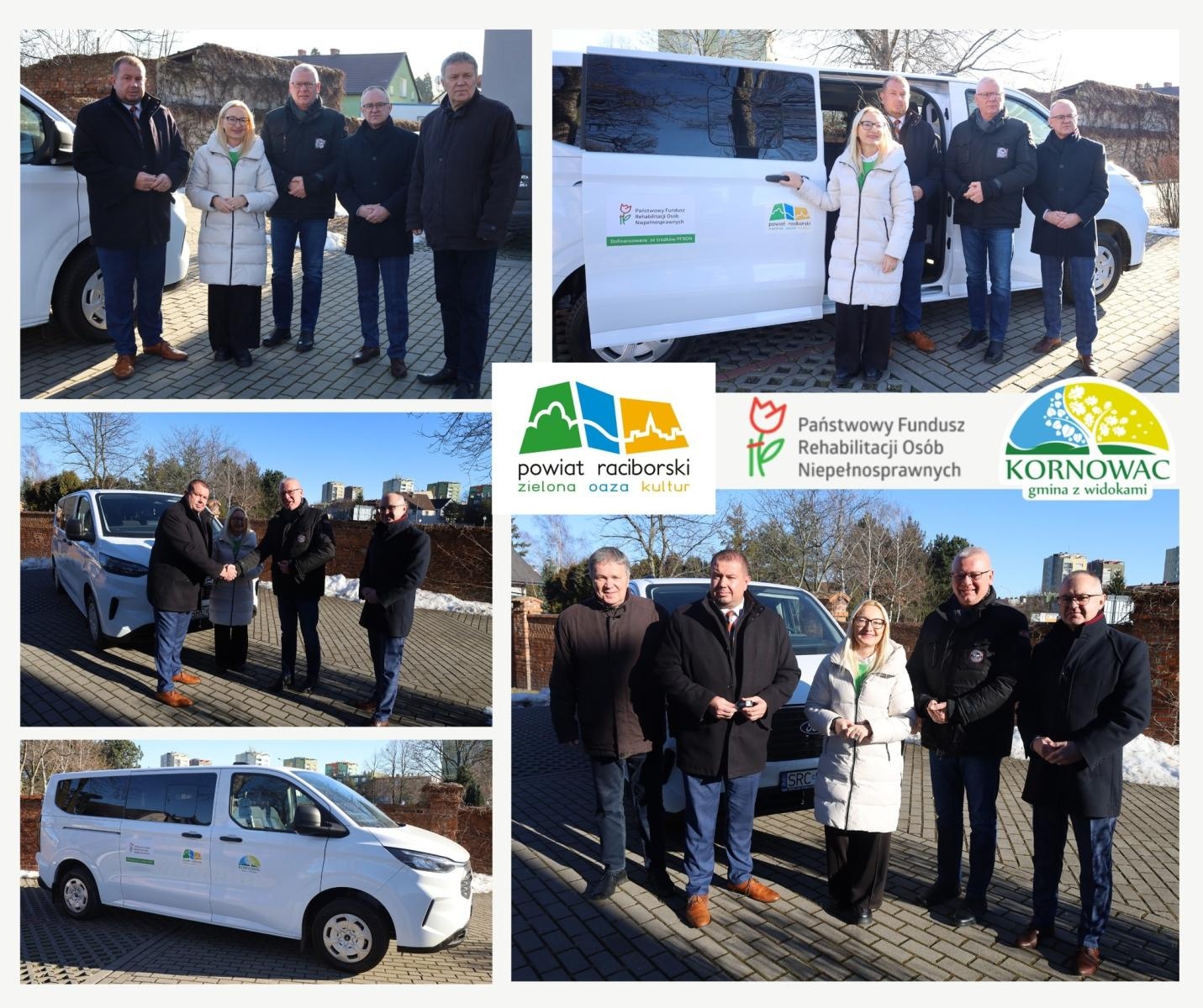 Zdjęcie w galerii na portalu naszraciborz.pl: Nowy mikrobus dla mieszkańców Gminy Kornowac wiadomości z regionu