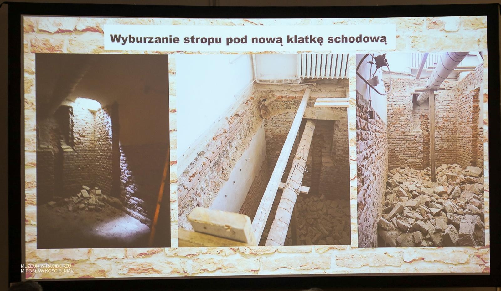 Zdjęcie w galerii na portalu naszraciborz.pl: Tajemnice kamienicy przy ul. Chopina 12. Muzeum odsłoniło podziemny Racibórz wiadomości z regionu