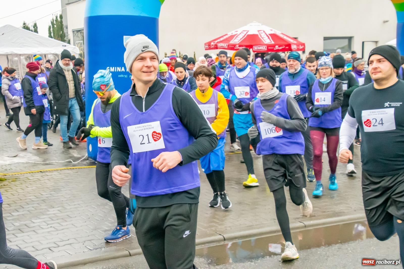 Zdjęcie w galerii na portalu naszraciborz.pl: II Bieg Sołtysa w Roszkowie na finał WOŚP pobił rekordy wiadomości z regionu
